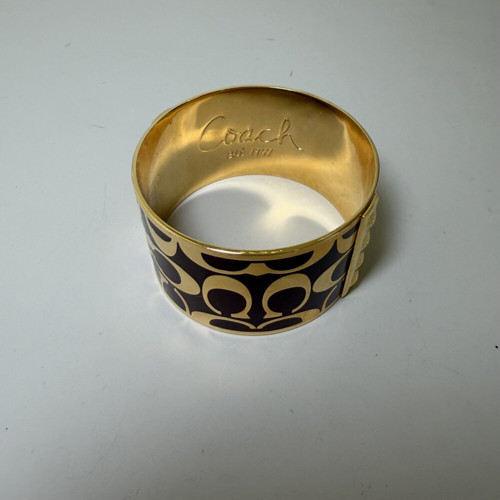 Coach Signature Enamel Bangle